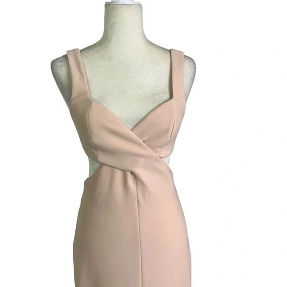 Significant Other Evie Cut Out Open Back Long Dress Blush Size 4 NWT - Picture 6 of 14